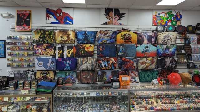 Playmats, sleeves, and dice!