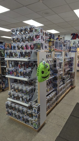 Aisle of Funko Pops