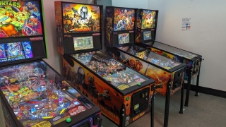 Another shot of pinball machines