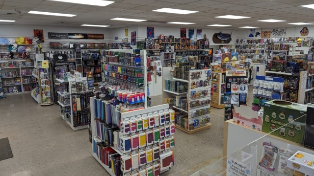 Shot of Muse Comics and Game's main floor