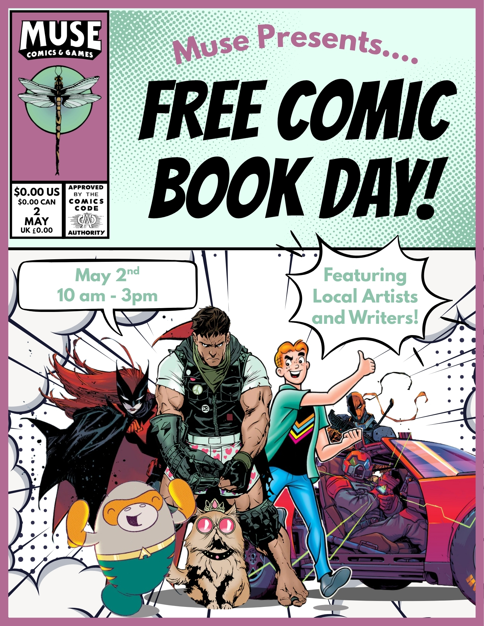 FREE COMIC BOOK DAY! - Muse Comics & Games